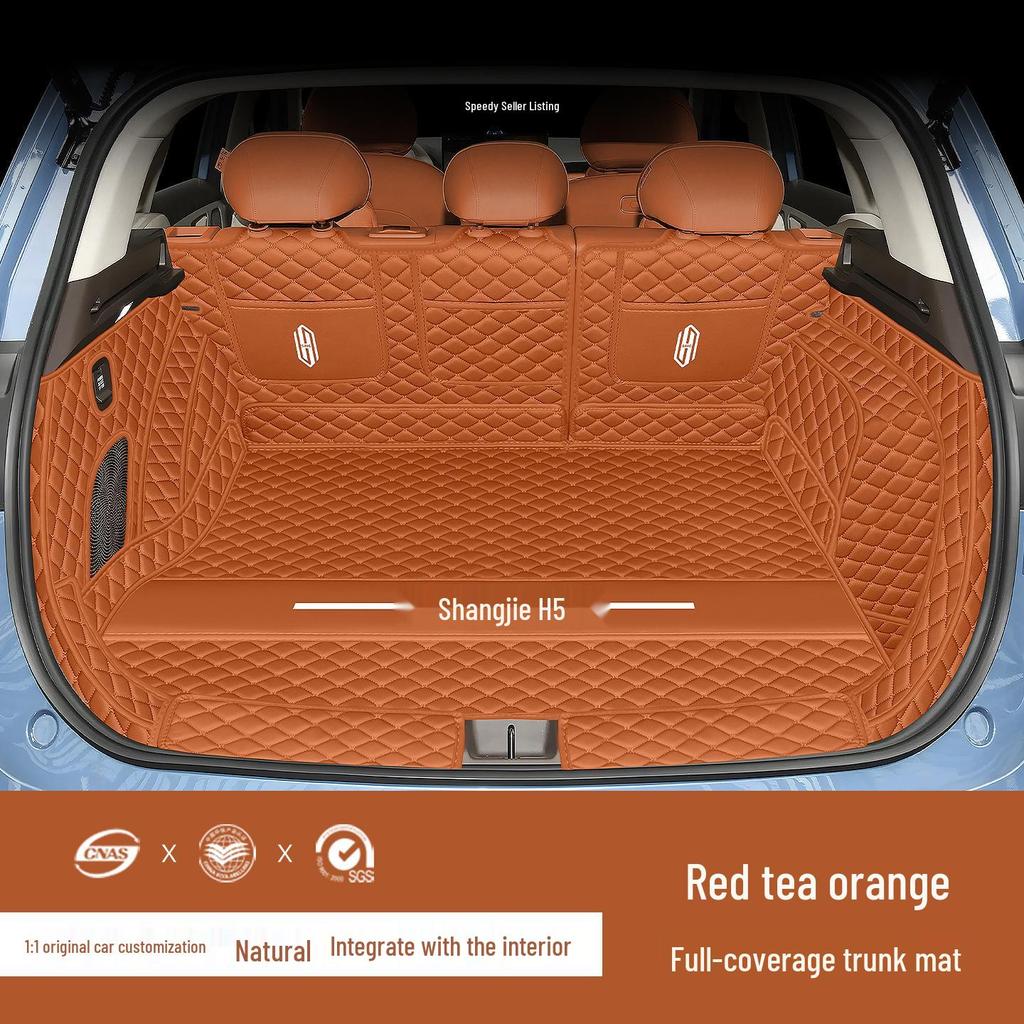 Huawei Shangjie H5 Trunk and Tail Box Mats - Full Coverage, Modified Design, Set of 25