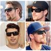 MAXJULI Sports Z87 Sunglasses for Big Heads Men Women Wrap Around UV400 Protective Sun Eyeglasses for Daily Wear 8232