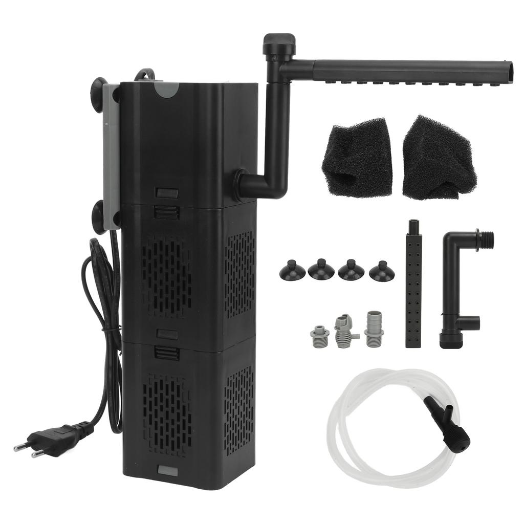Aquarium Filter Pump 25W Submersible Power Filter Wavemaker Pump with Aeration Rainfall Circulation