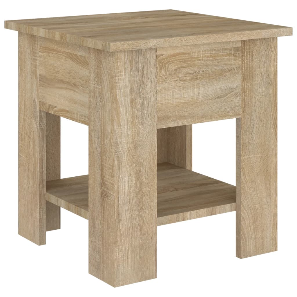  Coffee Table, Sonoma Oak, 40x40x42 Cm, Wood-based Material