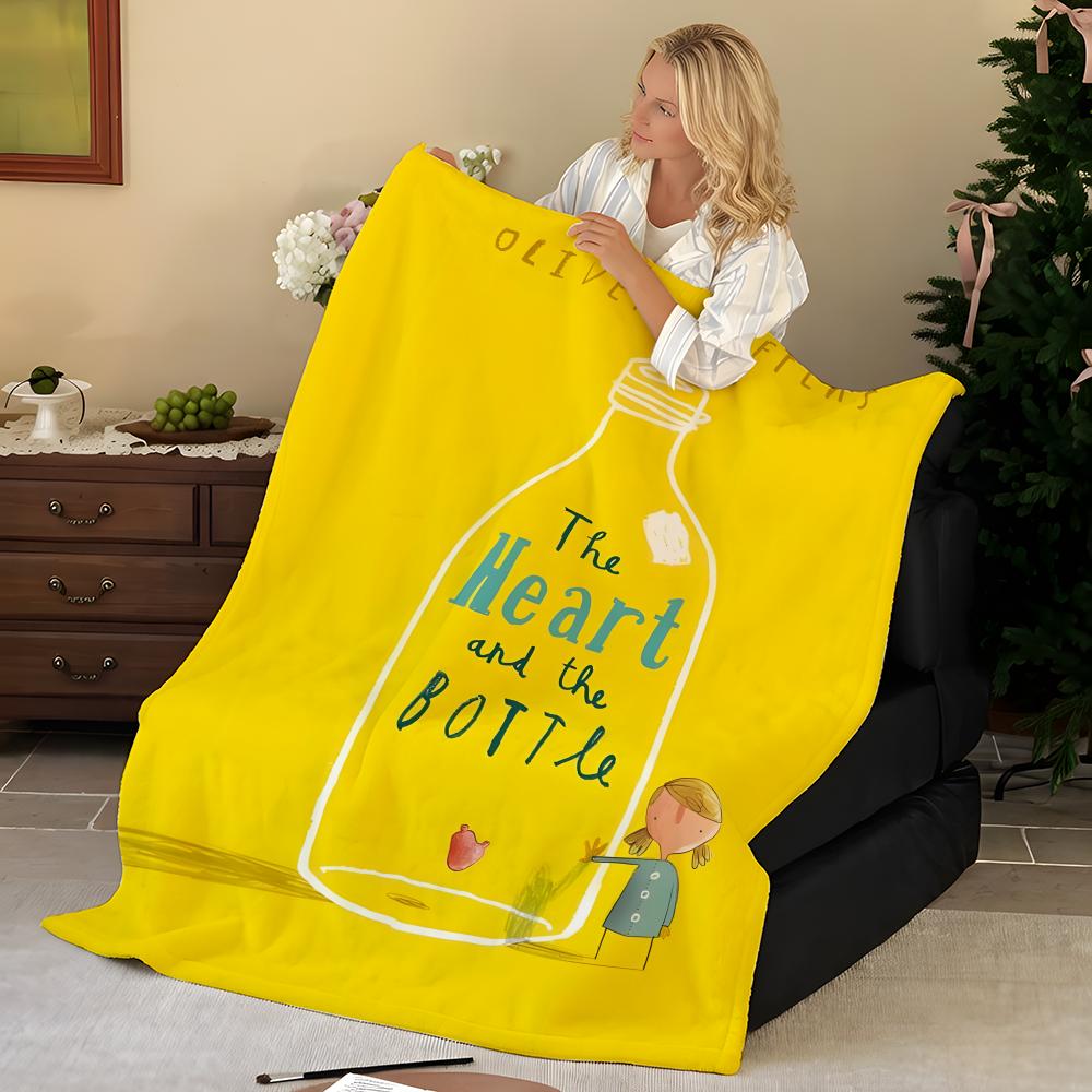 Artist O-Oliver J-Jeffers Throw Flannel Blanket, Soft Warm, Durable & Washable cute Cool