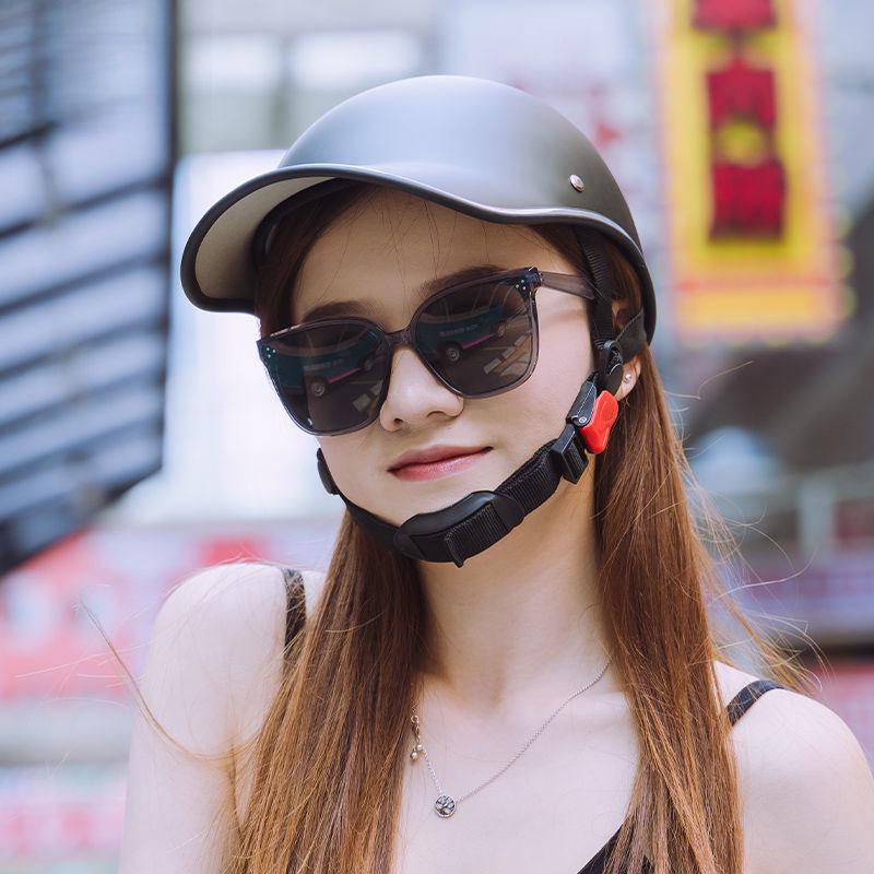 Sommer Leichter Entenschnabel Fahrradhelm für Herren & Damen - Atmungsaktiv, Stilvoll, Sonnenschutz Halbkappe