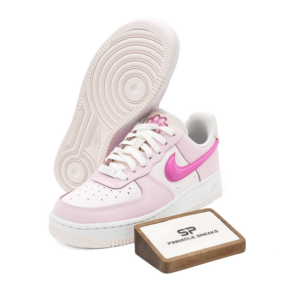 Nike Air Force 1 '07 LX Women's Pearl Pink White Pink Foam Paw Print Low Top Leather Air Cushion Classic Lifestyle Casual Sneakers HM3696-661