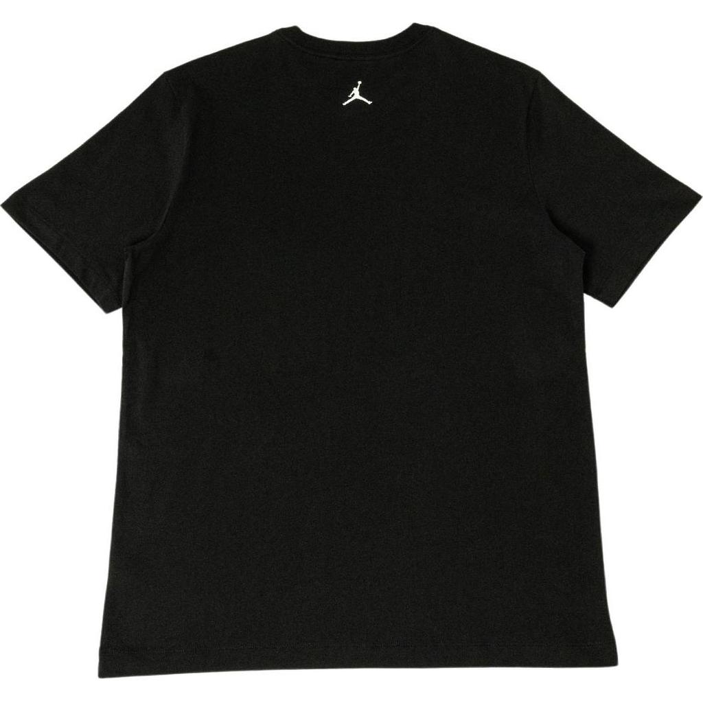 Jordan Anime Character Letter Print Casual Short Sleeve T-Shirt Men Tops Black FZ1939-010