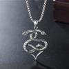 New Retro Snake Shape Sweater Necklace Jewelry Light Luxury Pendant