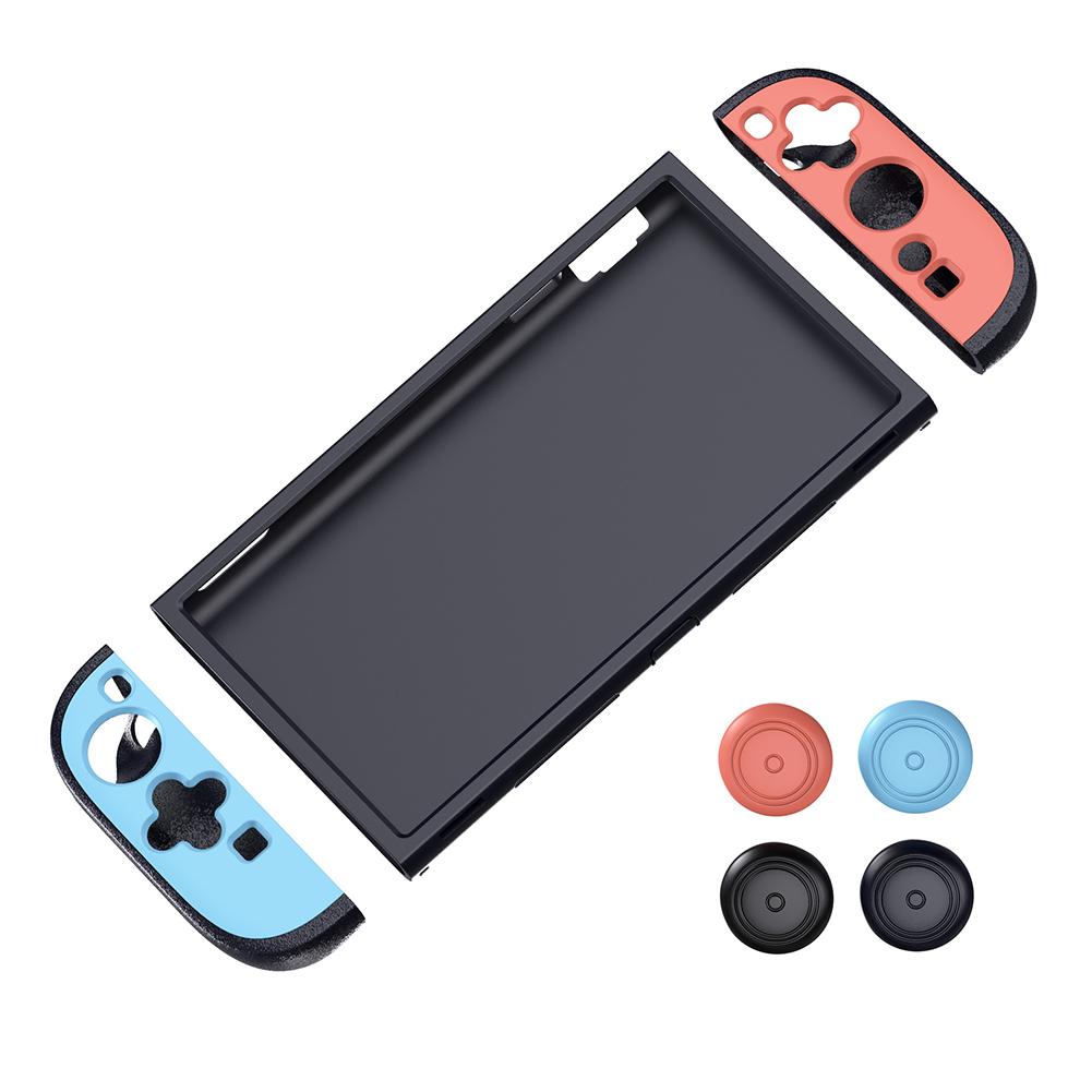 

For NS2 Two Color Protect Sleeve with Thumbstick Caps Gamepad Protective Cover Wear Resist for NS2 Gmaing Console Accessories