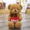 Teddy Bear Sweater Hug Plush Doll for Girls - Valentine's Day or Birthday Gift