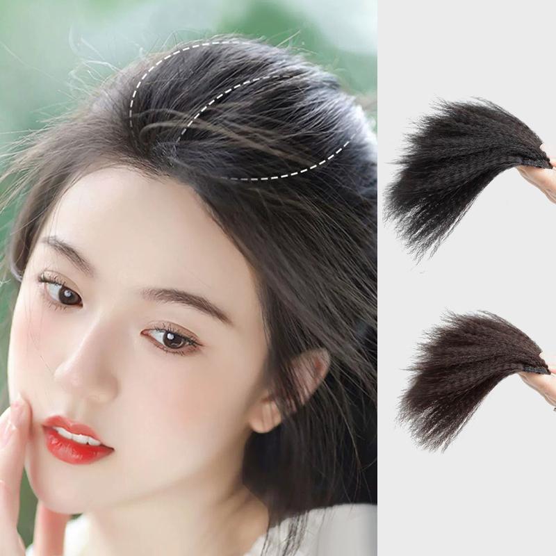 14Cm Natural Invisible Hair Pad Women Hair Styling Fluffy Hair Lining Head Top Cover Synthetic Seamless Braiding Extension