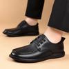 Fashion Genuine Leather Men's Shoes Black Classic Business Style Outdoor Formal Party Daily Office Adult Quality Comfortable Shoes Hot