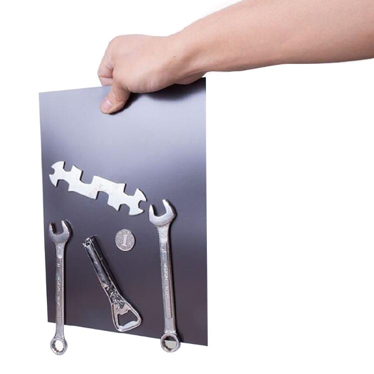 Multipurpose Small Rubberized Magnet Sheet Oil Resistant Small Magnetic Rubber Pad Simple Installs for Industrial & Person