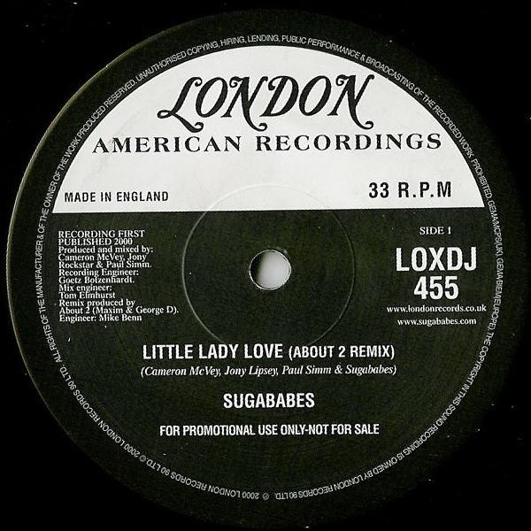 

12-дюймовая пластинка SUGABABES Little Lady Love LOXDJ455 London Records 2000 UK Dance Electronica Б/у