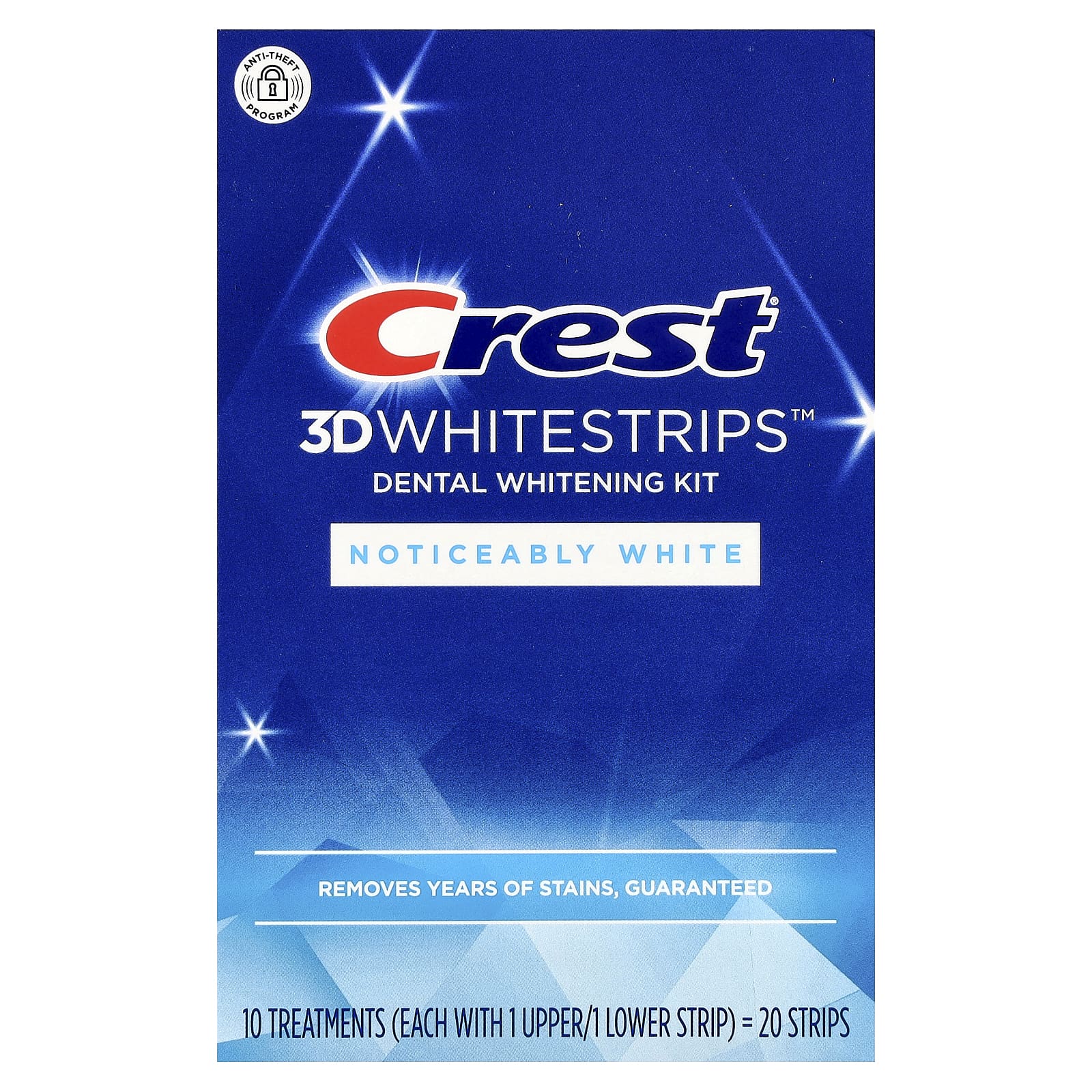 

3D Whitestrips™, Teeth Whitening Kit, Visible Whitening, 20 Strips