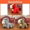 Plush Horse Pendant Keychain With Cute Embroidered Design For Bag Decoration