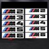 Silbergrau Schwarz M1 M2 M3 M4 M5 M6 M7 M8 COMPETITION Emblem für BMW Thunder Edition Auto Kofferraumplakette Logo Aufkleber