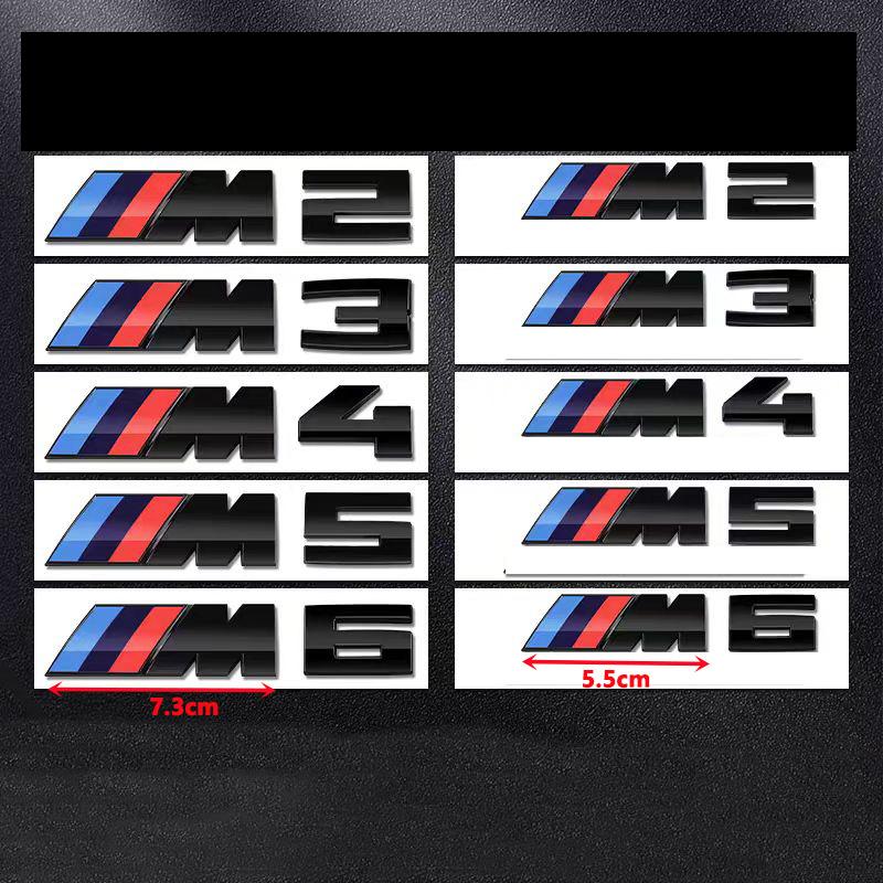 Silbergrau Schwarz M1 M2 M3 M4 M5 M6 M7 M8 COMPETITION Emblem für BMW Thunder Edition Auto Kofferraumplakette Logo Aufkleber