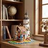 Micro-Baustein Leuchtturm Blöcke Küstenhäuschen Architekturmodell Puzzle Zusammenbau Steine Spielzeug Kinder Jungen Mädchen
