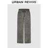 Men's Washed Denim Drawstring Casual Pants