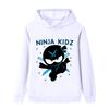 B1176 Multi-color Kids Boys Girls NINJA KIDZ Printed Casual Long Sleeves Hoodie