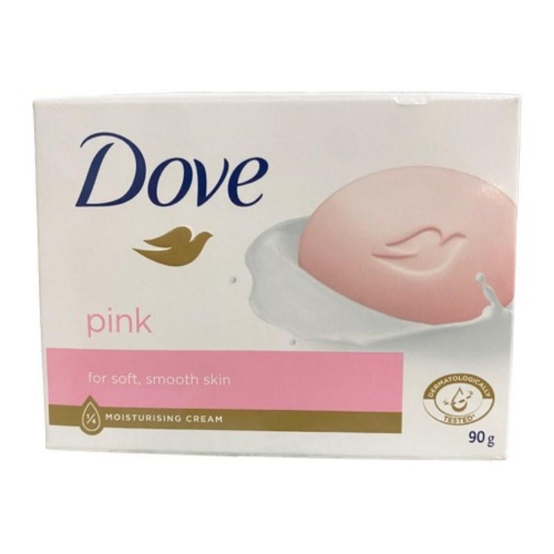 Dove Pink Beauty Bar Cleansing Soap 90g, 2 pcs