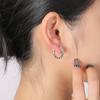 Gold-Plated Bamboo Zircon Ear Cuffs: Elegant and Versatile Earrings for a Luxurious Commute Style