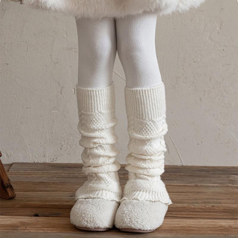 Kids Glittering Ankle Socks Reusable Heat Leggings Breathable Textured Fabric Play date Outfit Essential Easy Care