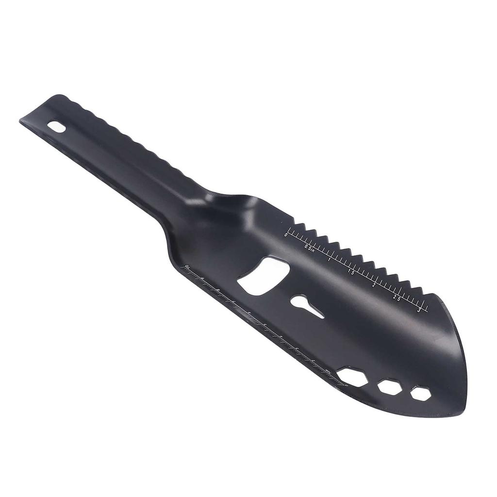 Mehrzweck Camping Schaufel Aluminiumlegierung Kleine Überleben Multitool Schaufel für Outdoor Wandern Schwarz
