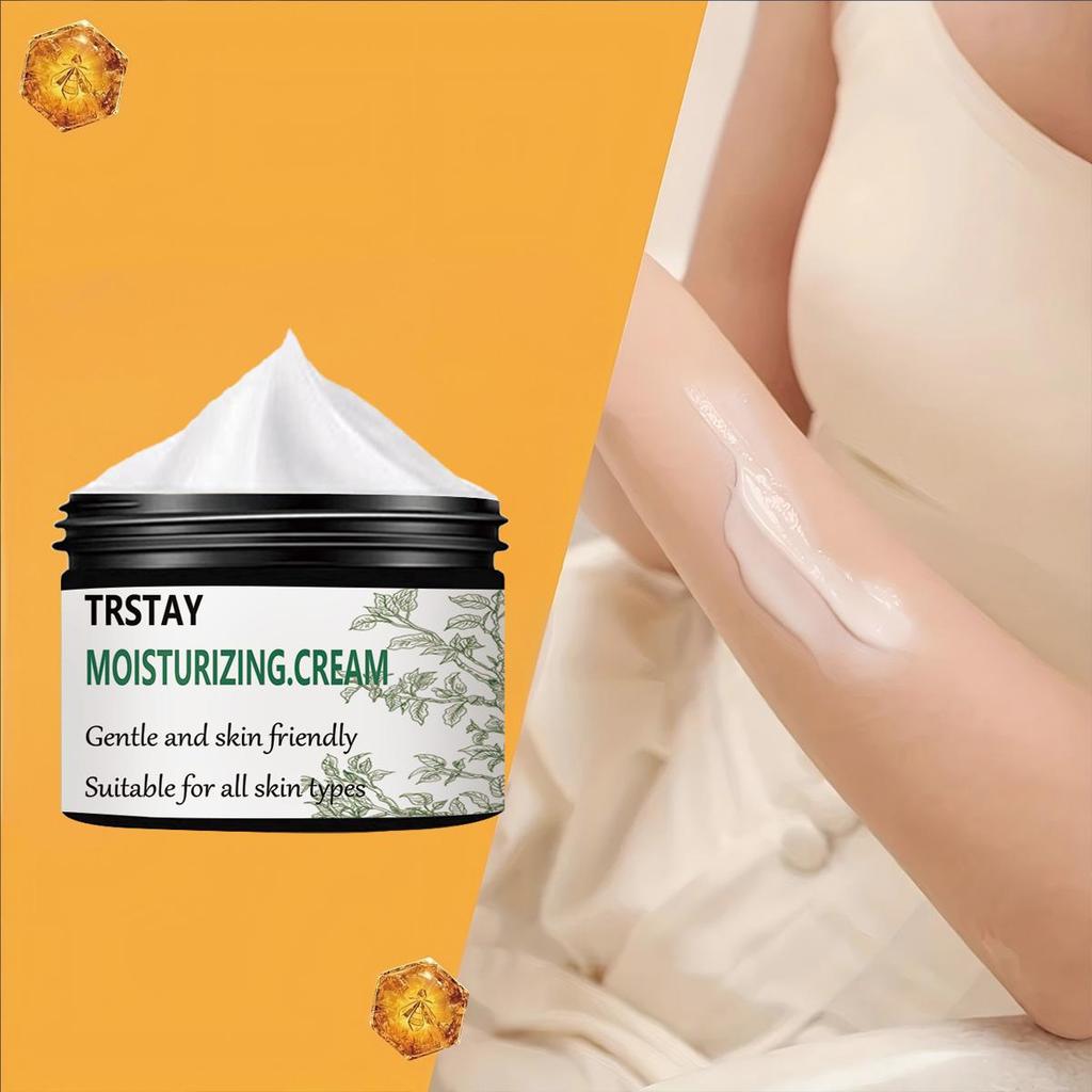 Gentle and non-irritating, the translucent and blemish moisturizing cream tightens the skin, brightens the complexion