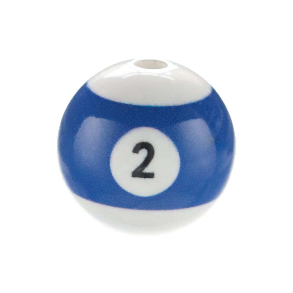 10pcs/Lot 16mm Colorful Acrylic Big Hole Billiards Ball Beads for Jewelry Making DIY Bracelet Necklace Accessories