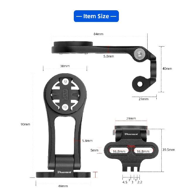 Bicycle Stem Front Ends Computer Stand Fits Garmin/Bryton/CATEYE/IGPS/Geoid Road Bike Headlight Bracket for Gopro Sports Camera
