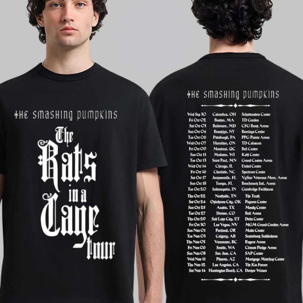 The Smashing Pumpkins Rats In A Cage Tour 2026 North America Dates T-Shirt Black XL
