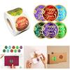 Round Labels Chinese New Year Sticker Candy Sticker Self-Adhesive Sticker Decorative Sticker Party Supplies for New Year