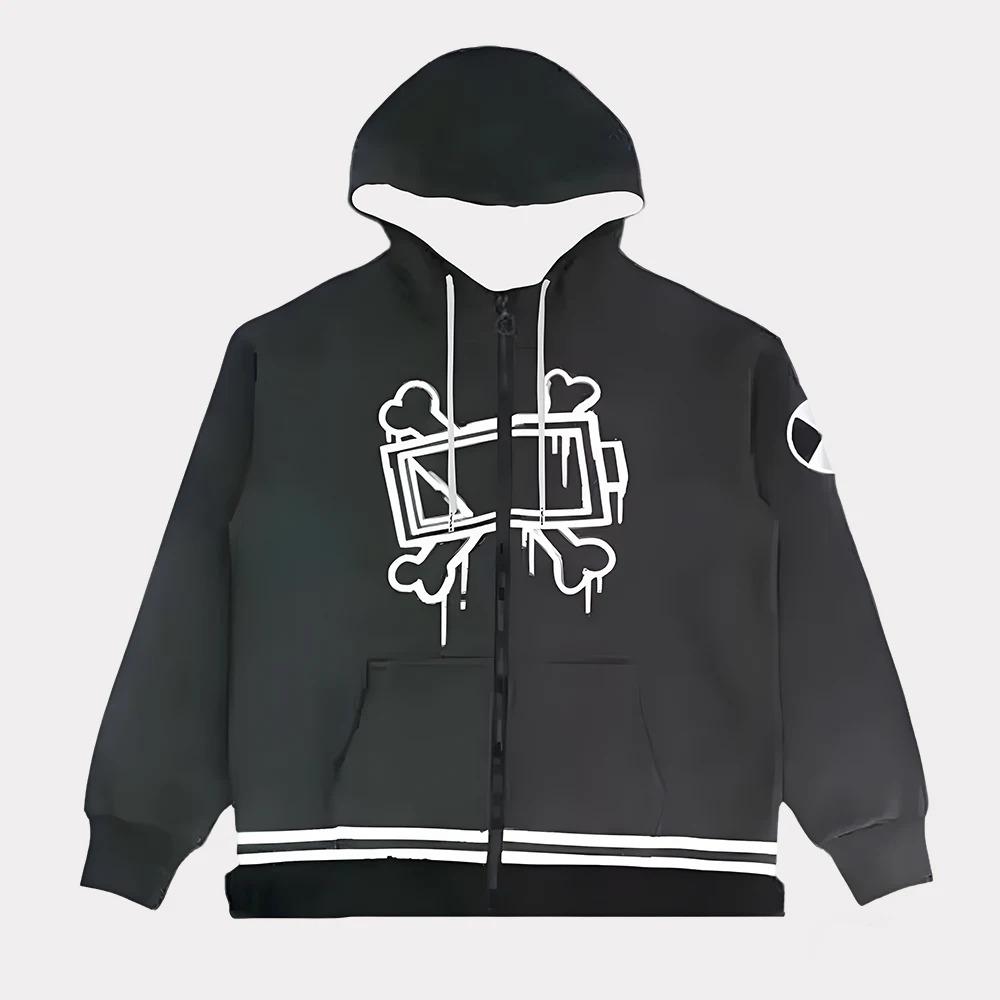 Game Murder Drones Cosplay Zipper Children Hoodies Winter Long Sleeve Hooded Sweatshirt Streetwear Boys/girls Zip Up Sudaderas
