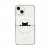 Probe Black Cat Magnetic Case for iPhone 17 Pro Max – Compatible, Transparent, Hard Case with Large Cutouts