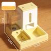 Cat Bowl  Cat Food Bowl  Pet Stainless Steel Double Bowl Automatic Waterer Feeder  Dog Bowl  Dog Bowl and Drinking Water All-in-one Product