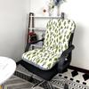 Soft High Back Chair Cushion with Elastic Straps for Garden Patio or Office Seating 40x80CM