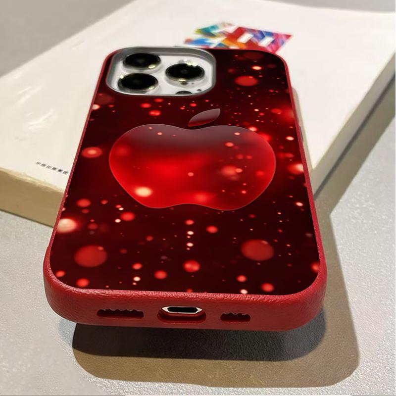 Red Aesthetic Light Spot For Apple Pattern Phone Case For iPhone 17 16 Pro 16E 15 14 13 12 11 Pro Max 17 Air X XS 7 8 Plus Cover