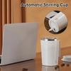 400ml Portable Automatic Mixing Cup Rechargeable Stainless Steel Automatic Self-stirring Mug With Lid Travel Coffee Milk Mug