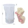 1PC DIY Silicone Body Candle Mold 3D Body Silicone Resin Casting Mold Epoxy Make Soap Mould Craft