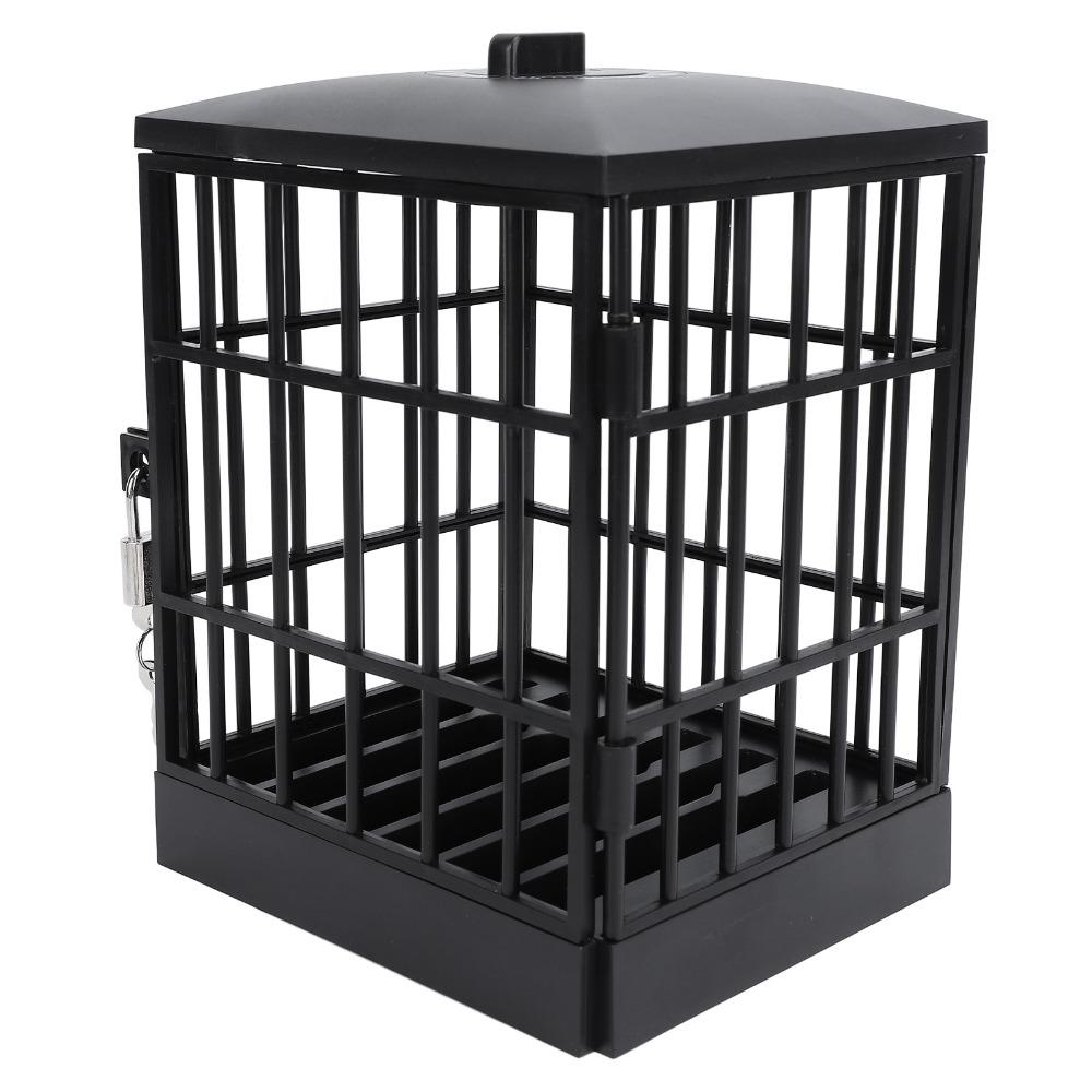 Lockable Design Cell Phone Jail Key Lock Black Grey Phone Lock Box Time Management All Black Mobile Phone Prison Classroom