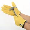 1 Pair Artificial Leather Gloves for Welding Gardening Tree Planting Car Repairing Construction Site Moving Jobs