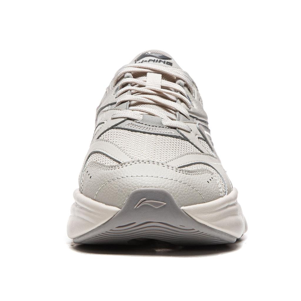 Li Ning Milk Coconut Cushioning Rebound Slip Resistant Abrasion Resistant Height Increasing Low Top Casual Shoes Men's AGCW115-1
