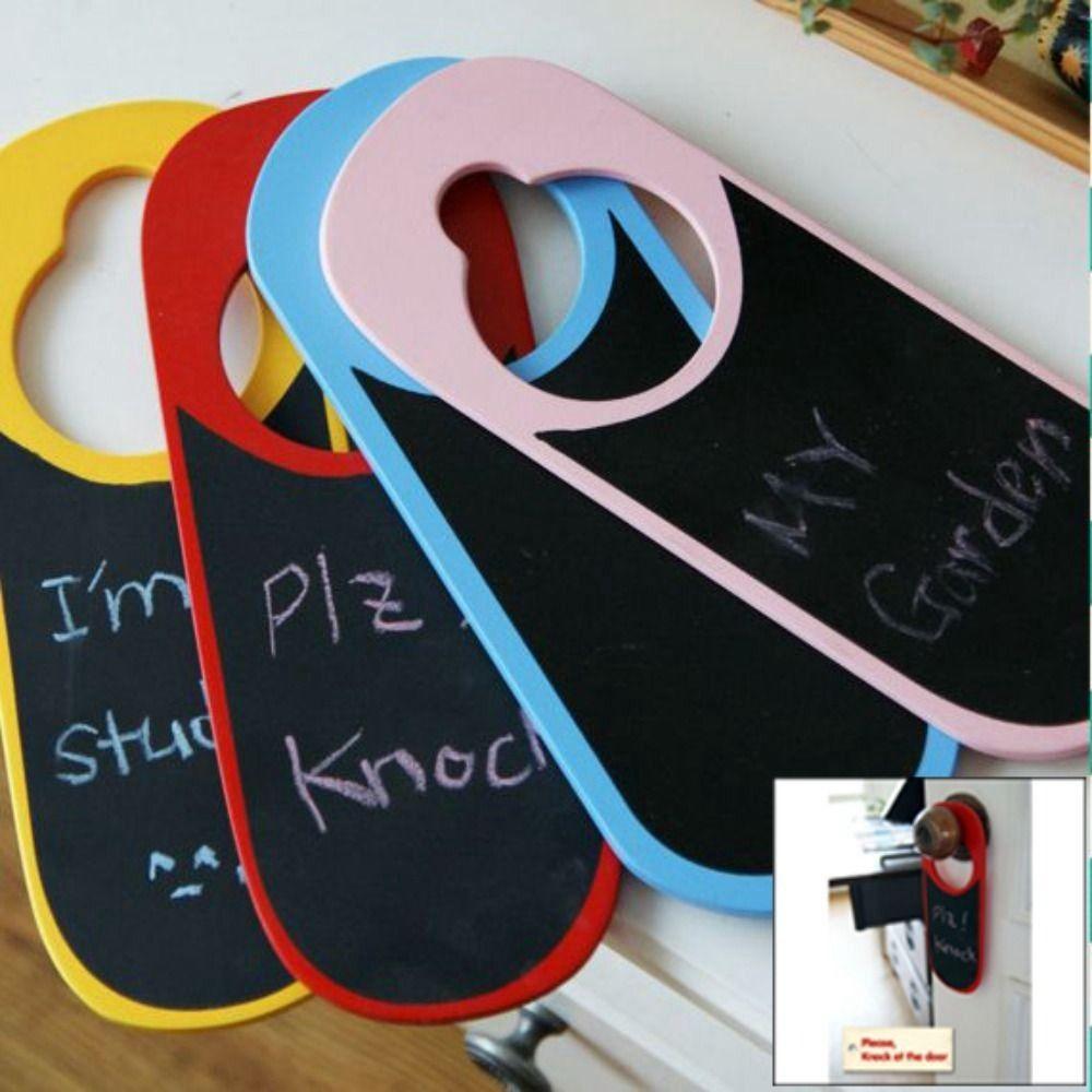 

Wood Door Handle Sign Hanging Door Hanger New Bulletin Board Home Office