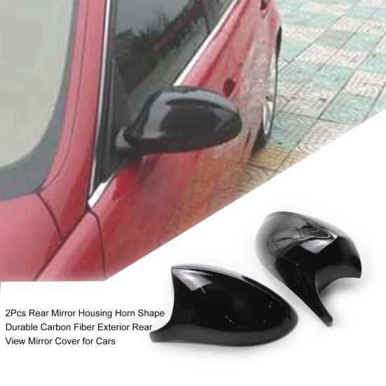 

Универсальная крышка зеркала в форме рога, черный цвет, легкий вес