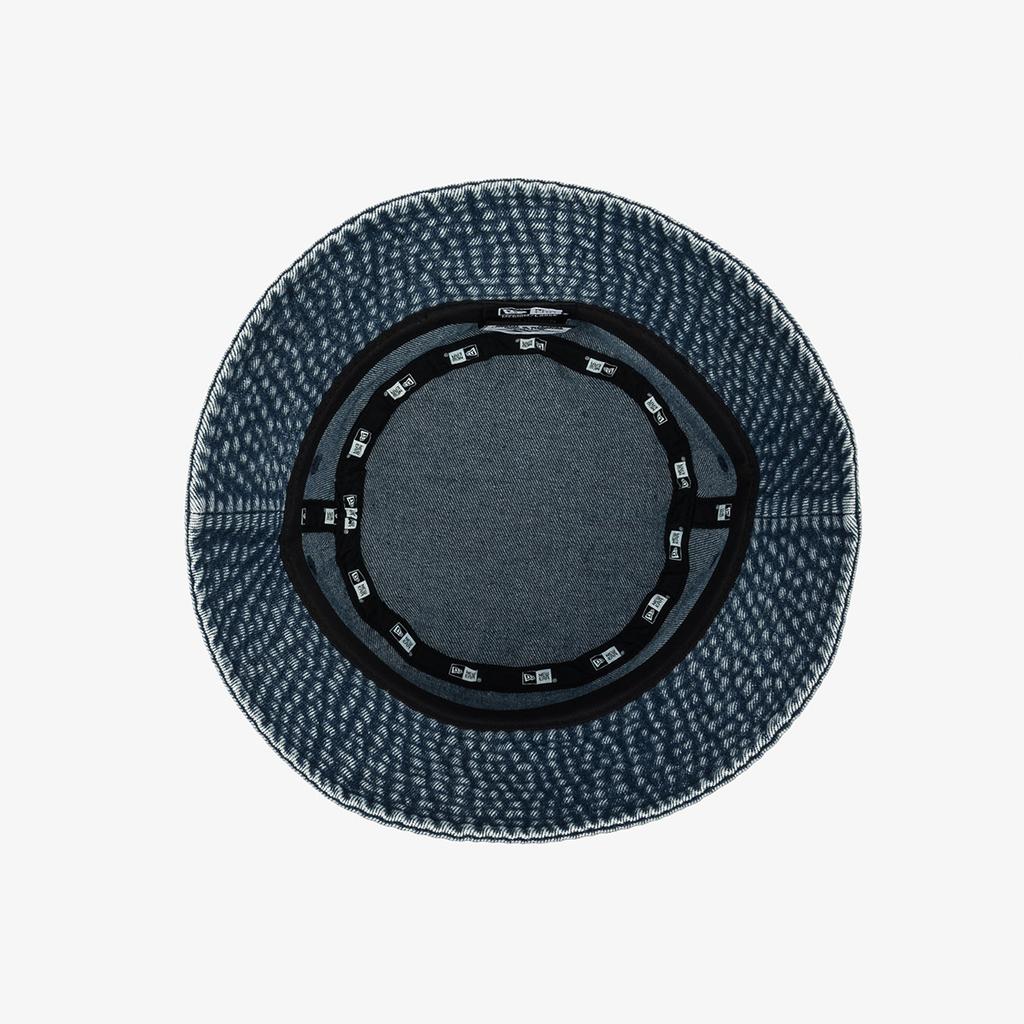 NEW ERA Embossed Denim Line Sailor Brim Bucket Hat Indigo 14561804