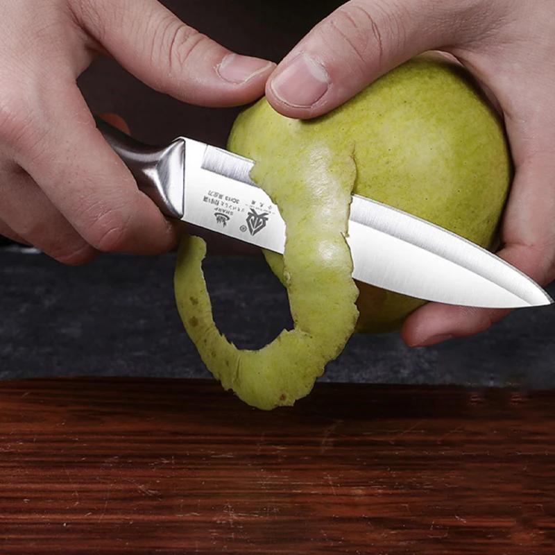 Küchenmesser Edelstahl Obstmesser Haushalt praktisch Büro Taschenmesser Schälmesser für Studentenwohnheim Studenten Spezialmesser