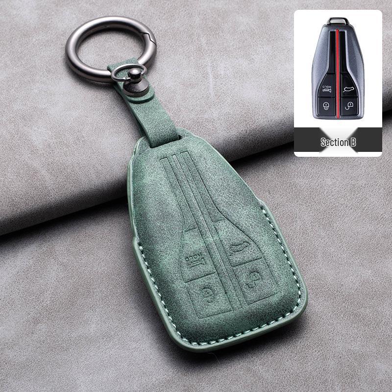 Compatible Key Shell for Hongqi H5, E-HS9, HS5, H9, EQM5, HS7 Car Interior Accessories