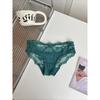 Lady Summer Pure Desire Sexy Lace Cross Thin Band Hollow Beautiful Buttock Triangle Briefs