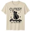 Cutest Pumpkin In The Patch Unisexs TShirt Pumpkin Patch Halloween Gift For Her