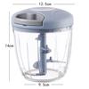 Manual Pull-String Garlic Chopper & Mincer, 1000ML