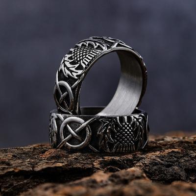 New Tide Cross Punk Personalized Retro Sword Spinning Roman Personalized Ring